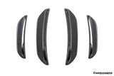2020-UP Ferrari Autoclave Carbon Fiber Front Bumper Canards Carbonado (MSY) Fits: SF90 Stradale and Spider