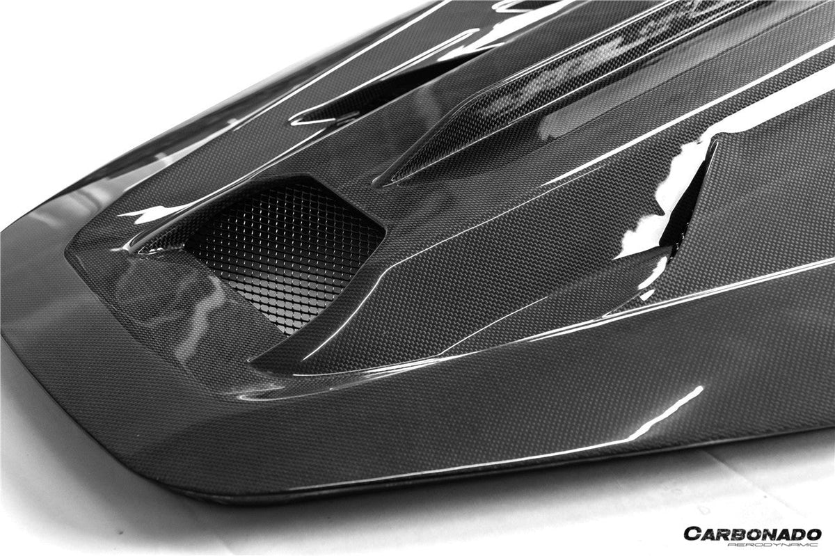 2020-UP Ferrari Autoclave Carbon Fiber Engine cover Carbonado (MSY) Fits: SF90 Stradale