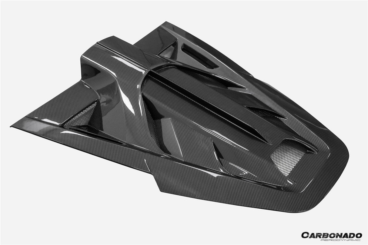 2020-UP Ferrari Autoclave Carbon Fiber Engine cover Carbonado (MSY) Fits: SF90 Stradale