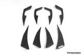 2020-UP Ferrari Autoclave Carbon Fiber Rear Diffuser Canards Carbonado (RT) Fits: SF90 Stradale and Spider
