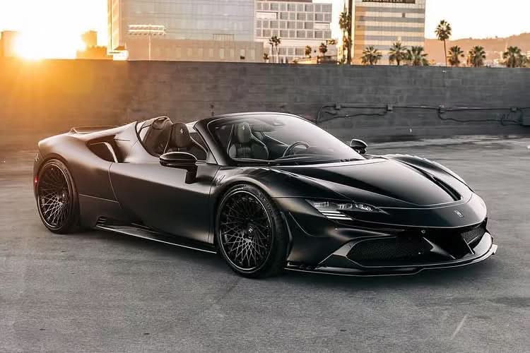 2020-UP Ferrari Autoclave Carbon Fiber Side Skirts Carbonado (RT) Fits: SF90 Stradale and Spider