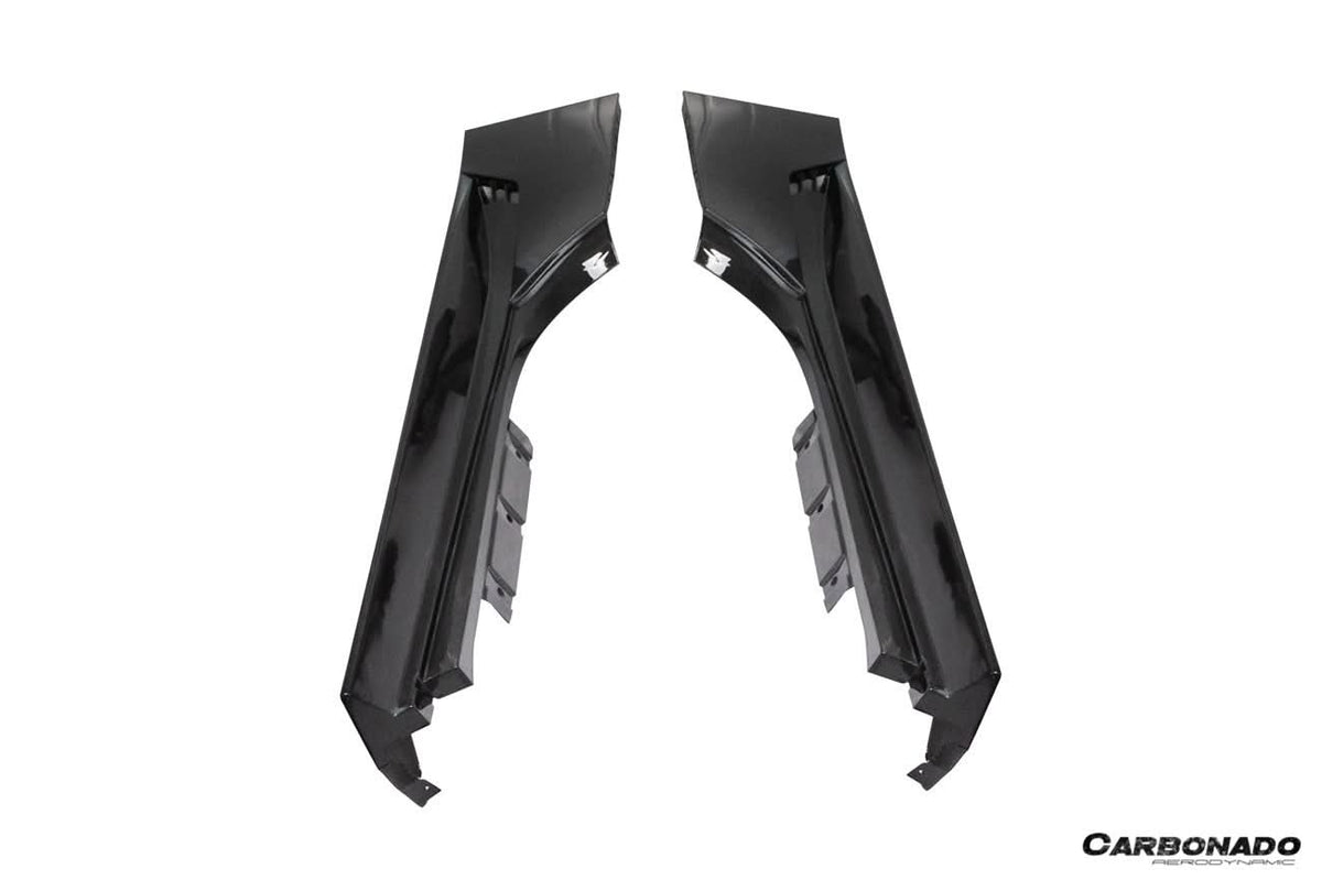 2020-UP Ferrari Autoclave Carbon Fiber Side Skirts Carbonado (RT) Fits: SF90 Stradale and Spider