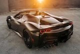 2020-UP Ferrari Autoclave Carbon Fiber Rear Diffuser Canards Carbonado (RT) Fits: SF90 Stradale and Spider
