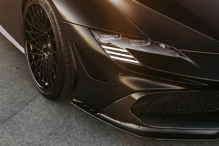 2020-UP Ferrari Autoclave Carbon Fiber Front Lip Carbonado (RT) Fits: SF90 Stradale and Spider