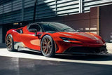 2020-UP Ferrari Autoclave Carbon Fiber Quarter Panel Side Scoops Carbonado (RT) Fits: SF90 Stradale and Spider