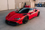 2020-UP Ferrari Autoclave Carbon Fiber Side Skirts Carbonado (RT) Fits: SF90 Stradale and Spider