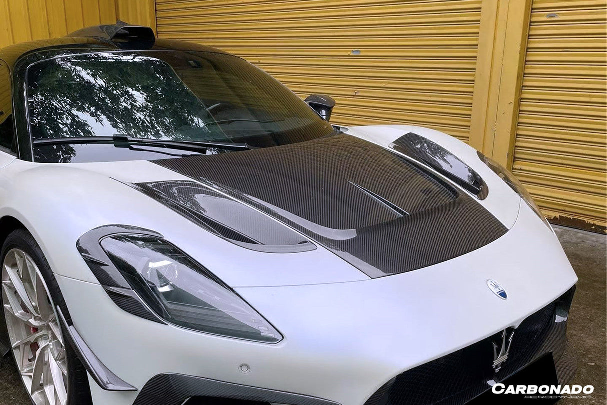 2020-UP Maserati MC20 MCPura MSY Style DRY Carbon Fiber Fender Vents