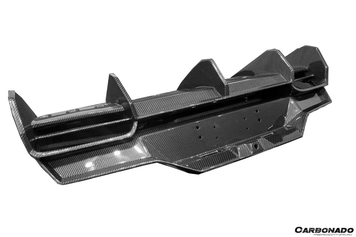 2021-2024 Lamborghini Huracan Autoclave Carbon Fiber fiber Rear Diffuser Lip Carbonado (VX) Fits: STO