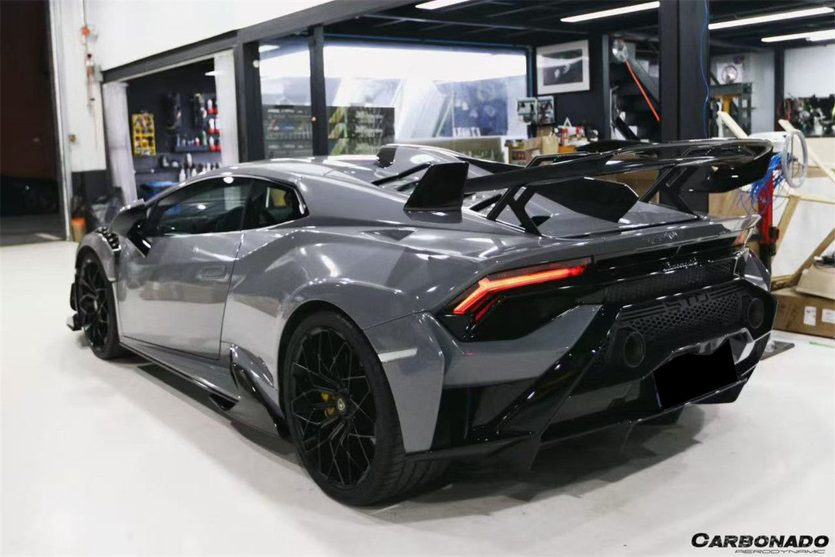 2021-2024 Lamborghini Huracan Autoclave Carbon Fiber Side Skirt Canard Carbonado (VX) Fits: STO