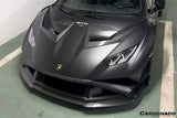 2021-2024 Lamborghini Huracan Autoclave Carbon Fiber fiber front bumper canards Carbonado (VX) Fits: STO