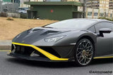2021-2024 Lamborghini Huracan Autoclave Carbon Fiber fiber front bumper canards Carbonado (VX) Fits: STO