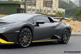 2021-2024 Lamborghini Huracan Autoclave Carbon Fiber fiber Quarter Window Scoops Carbonado (VX) Fits: STO
