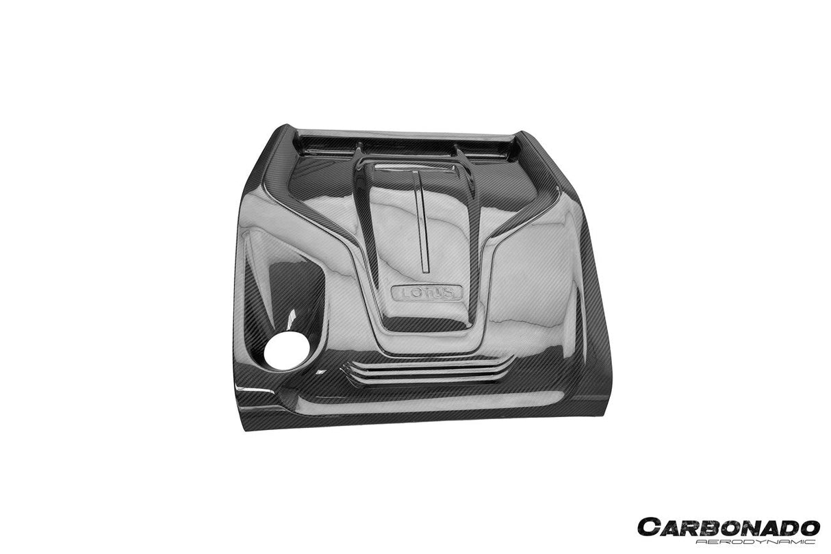 2021-2024 Lotus Emira NYO DCT MNK Style Dry Carbon Fiber Engine Cover Replacement