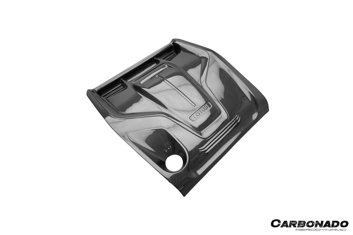 2021-2024 Lotus Emira NYO DCT MNK Style Dry Carbon Fiber Engine Cover Replacement