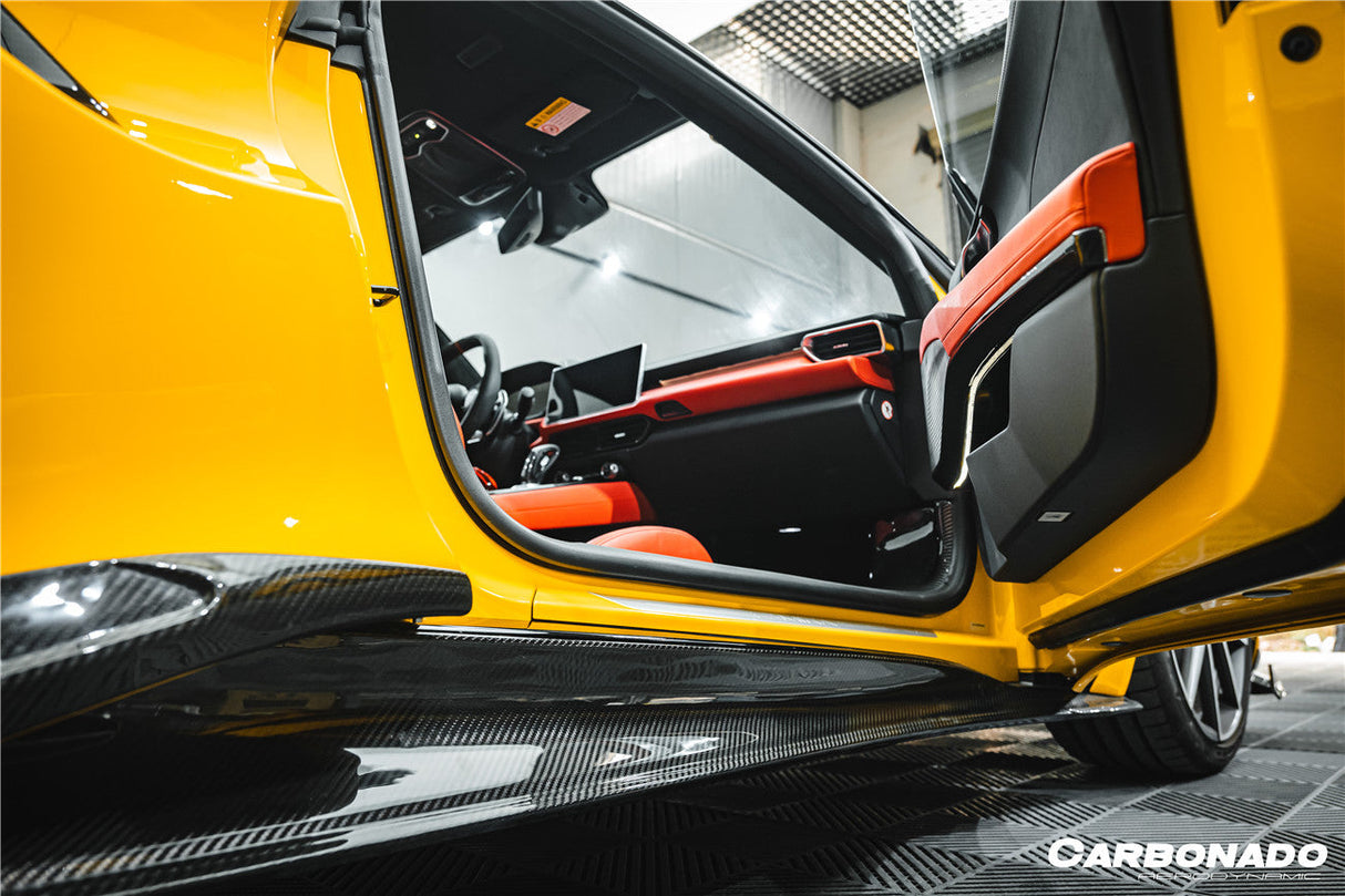 2021-2024 Lotus Emira NYO MNK Style Dry Carbon Fiber Door Sills