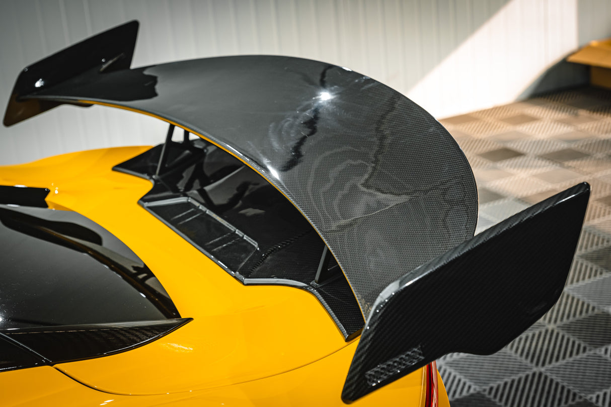 2021-2024 Lotus Emira NYO MNK Style Dry Carbon Fiber Trunk Wing With Base