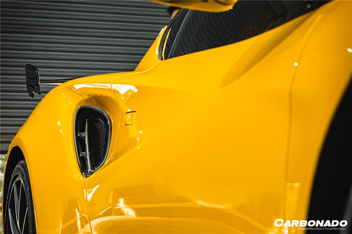 2021-2024 Lotus Emira NYO MNK Style Dry Carbon Fiber Quarter Panel Side Scoops