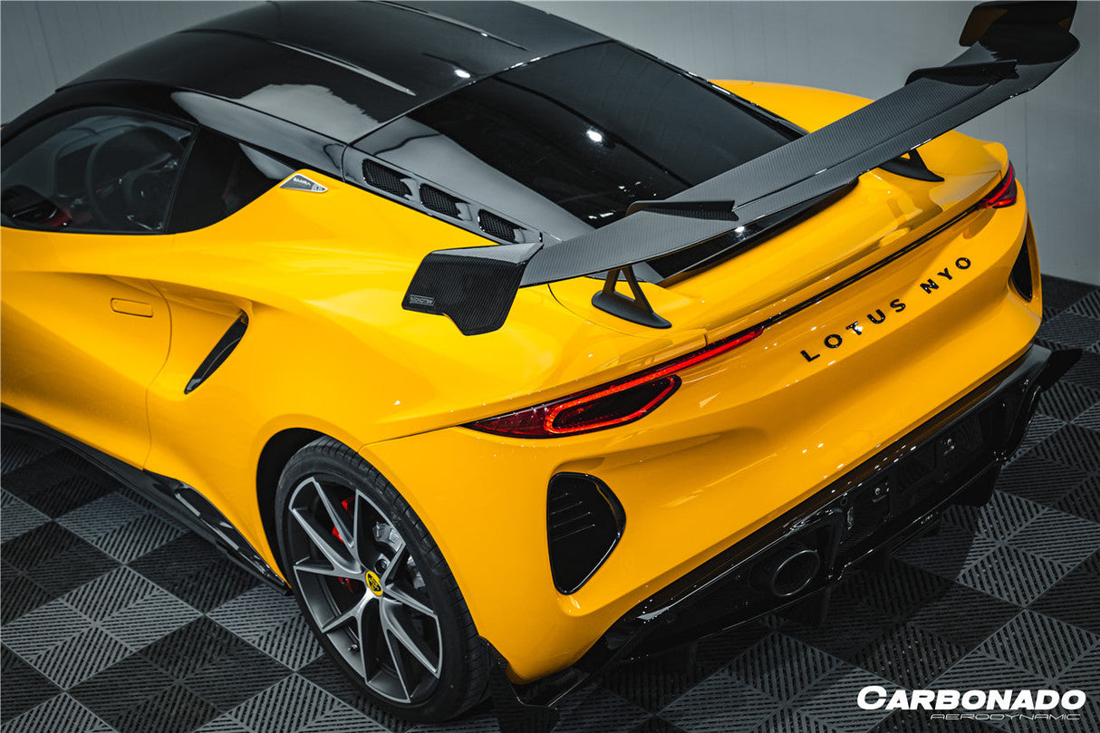 2021-2024 Lotus Emira NYO MNK Style Dry Carbon Fiber Trunk Wing Spoiler