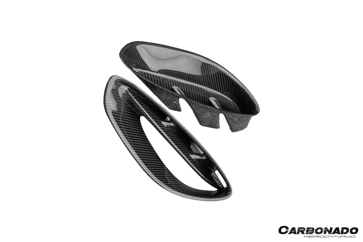 2021-2024 Lotus Emira NYO MNK Style Dry Carbon Fiber Quarter Panel Side Scoops
