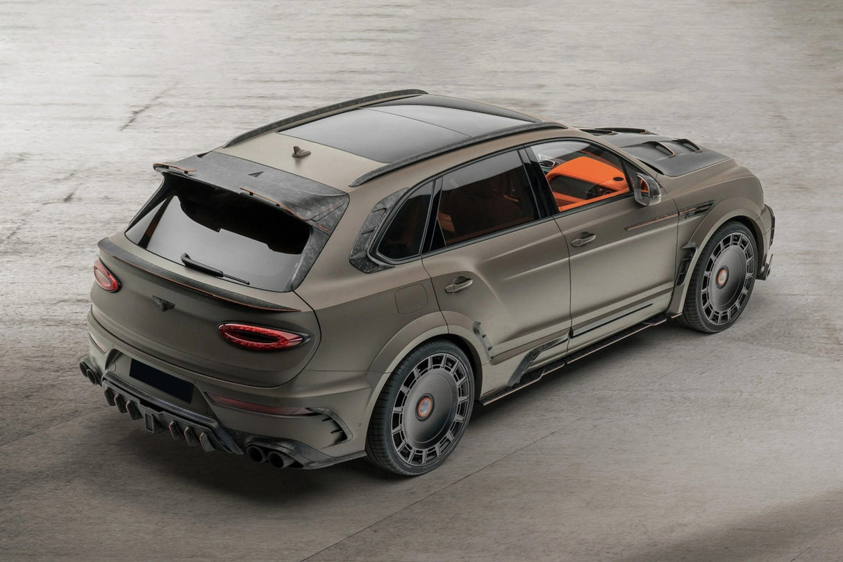 2021-2025 Bentley Bentayga MSY Style DRY Carbon Fiber Roof Spoiler