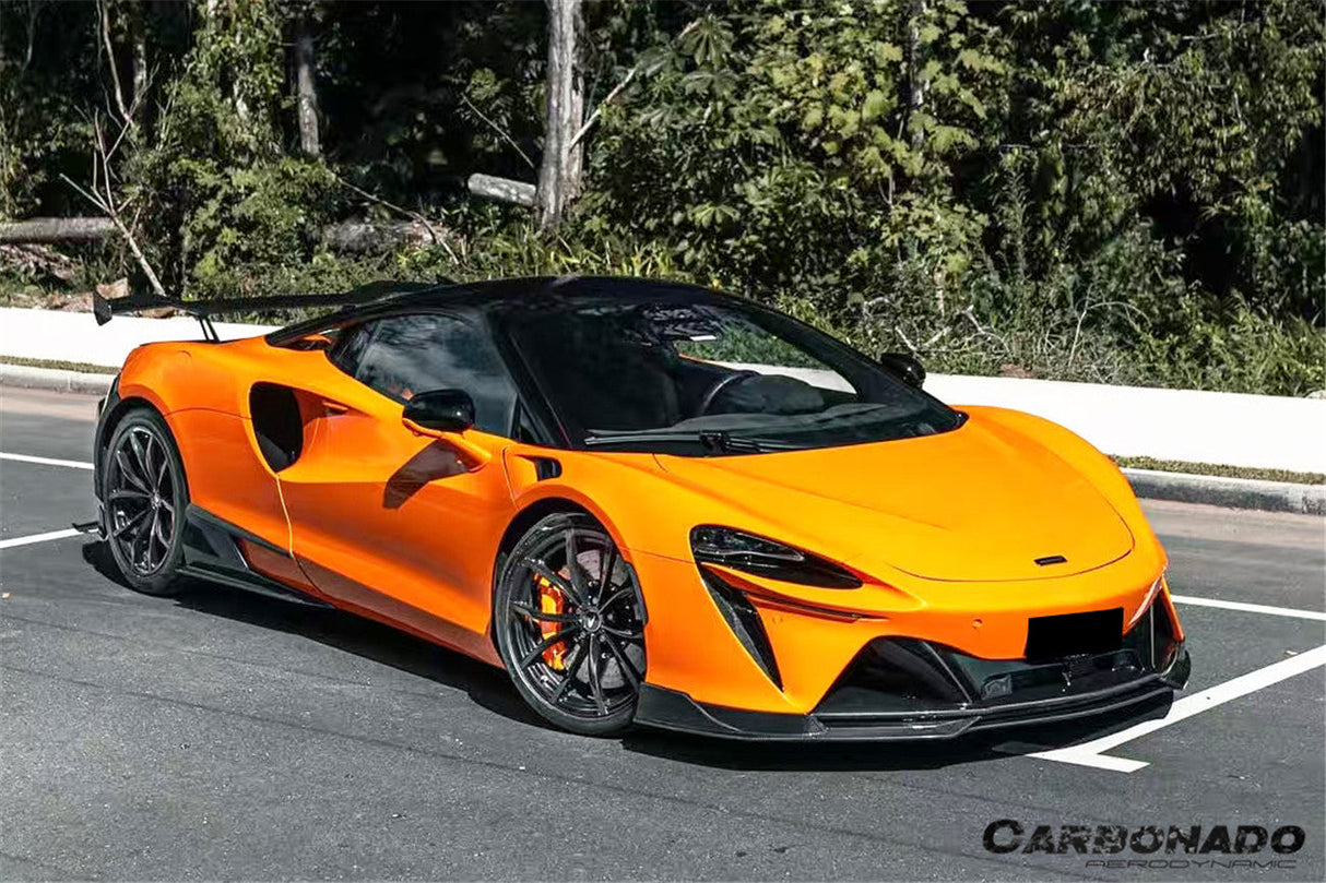 2023-UP McLaren Artura Coupe | Spider AM Style Autoclave Carbon Fiber Side skirt