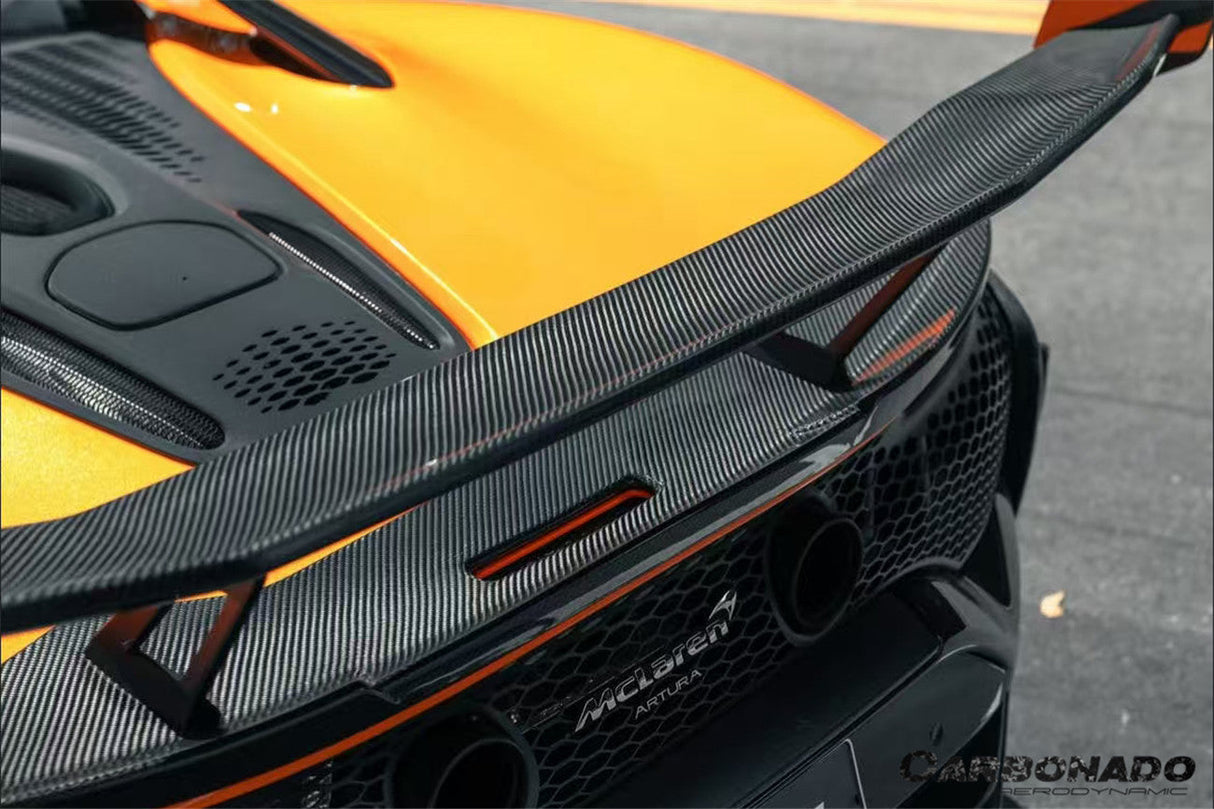 2023-UP McLaren Artura Coupe | Spider AM Style Autoclave Carbon Fiber Trunk Wing Spoiler