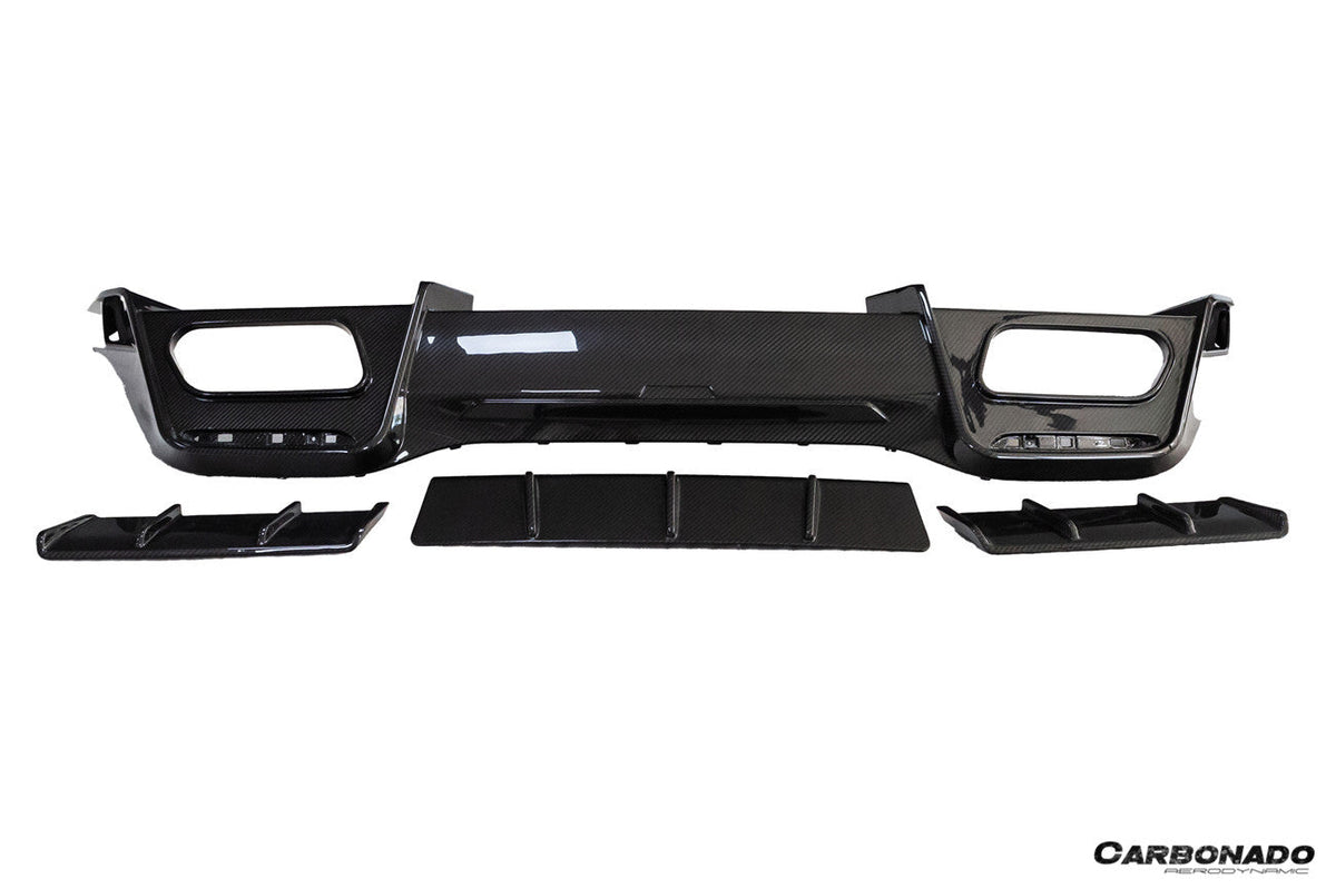 2022-2026 Mercedes Benz R232 Autoclave Carbon Fiber Rear Diffuser Lip Carbonado (MSY) Fits: SL55 4MATIC, SL63 4MATIC