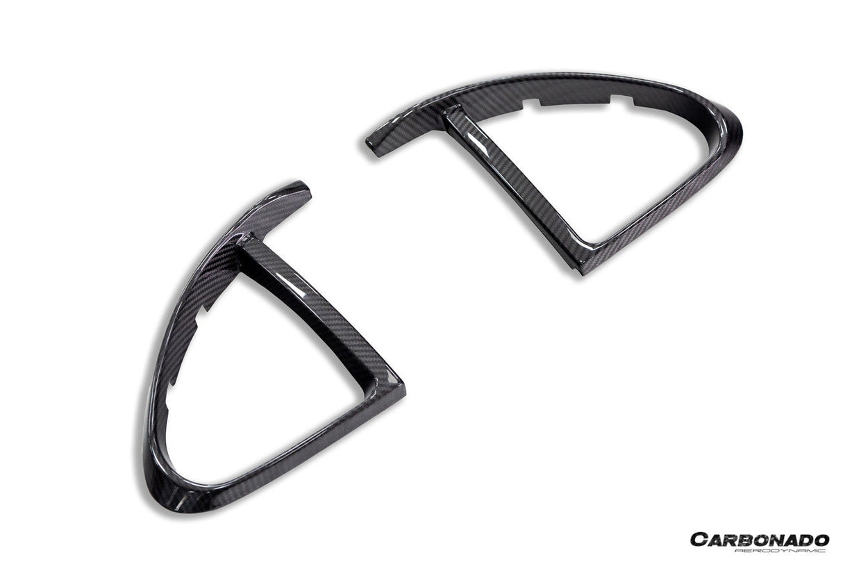 2022-2026 Mercedes Benz R232 Autoclave Carbon Fiber Left and Right Grille Sections Carbonado (MSY) Fits: SL55 4MATIC, SL63 4MATIC, SL63 SE Performance