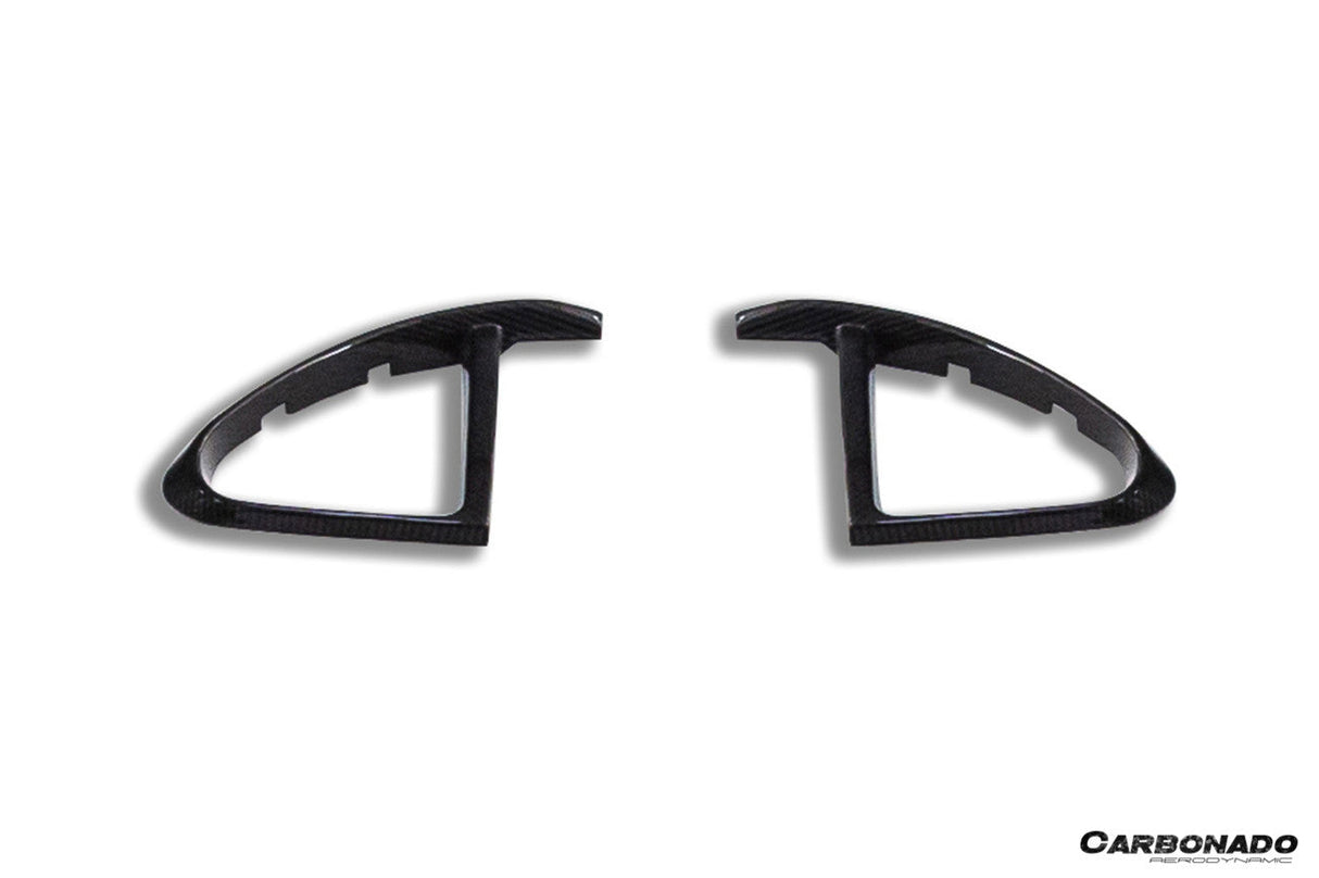 2022-2026 Mercedes Benz R232 Autoclave Carbon Fiber Left and Right Grille Sections Carbonado (MSY) Fits: SL55 4MATIC, SL63 4MATIC, SL63 SE Performance