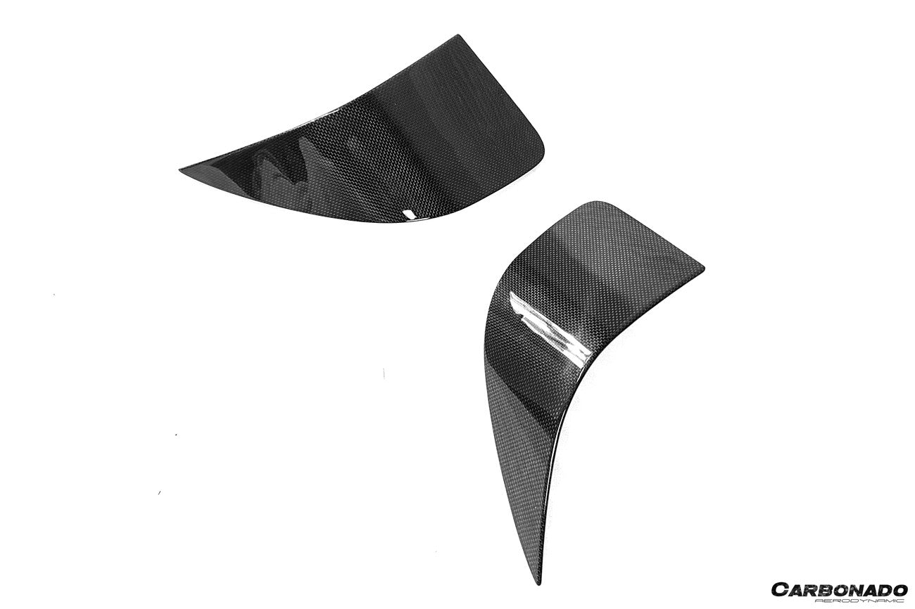 2022-2026 Ferrari 296 Type F171 NVT Style Autoclave Carbon Fiber Quarter Panel Side Scoops | Fits GTB, GTS