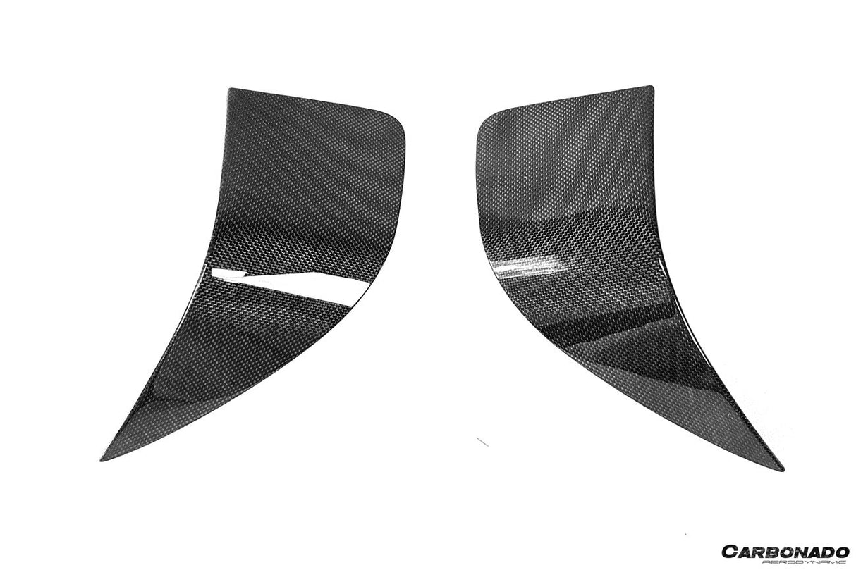 2022-2026 Ferrari 296 Type F171 NVT Style Autoclave Carbon Fiber Quarter Panel Side Scoops | Fits GTB, GTS