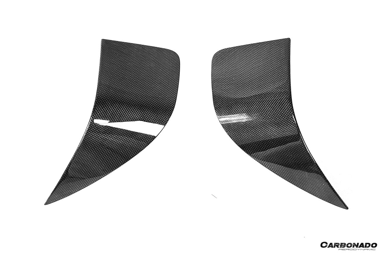 2022-2026 Ferrari 296 Type F171 NVT Style Autoclave Carbon Fiber Quarter Panel Side Scoops | Fits GTB, GTS