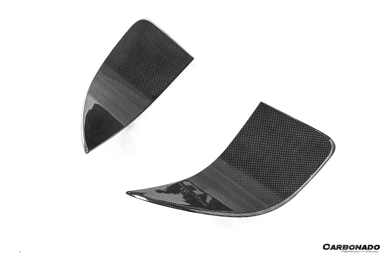 2022-2026 Ferrari 296 Type F171 NVT Style Autoclave Carbon Fiber Quarter Panel Side Scoops | Fits GTB, GTS