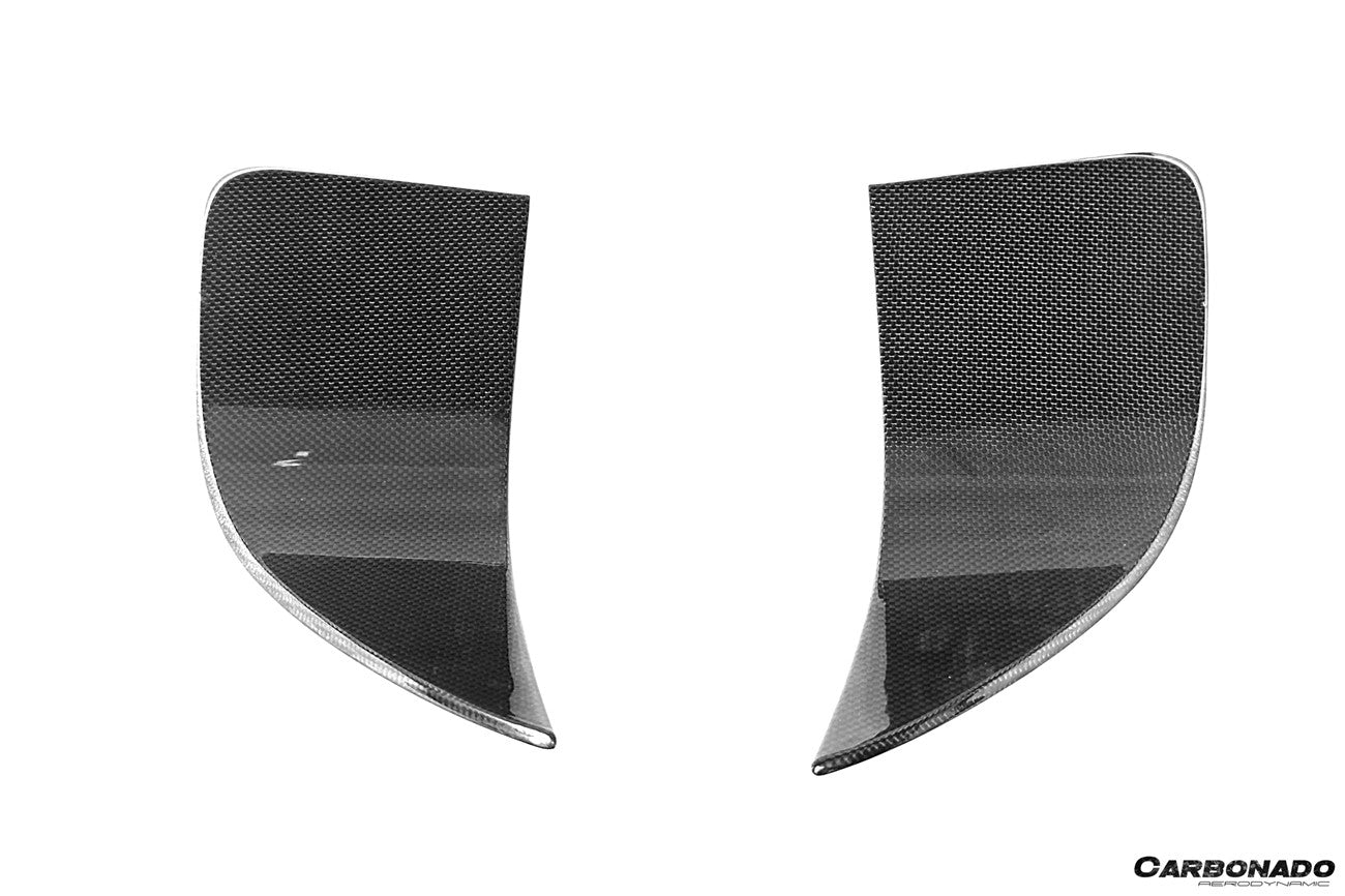2022-2026 Ferrari 296 Type F171 NVT Style Autoclave Carbon Fiber Quarter Panel Side Scoops | Fits GTB, GTS