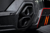 2023-2026 BMW XM G09 LD Style Dry Carbon Fiber Rear Diffuser Lip with Exhaust