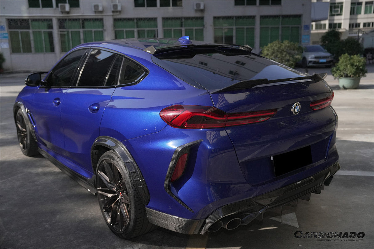 2020-2025 BMW X6M F96 AD Style Dry Carbon Fiber Rear Diffuser Lip