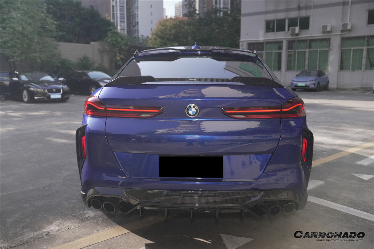 2020-2025 BMW X6M F96 AD Style Dry Carbon Fiber Rear Diffuser Lip