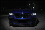 2020-2023  BMW X6M F96 AD Style Dry Carbon Fiber Front Lip