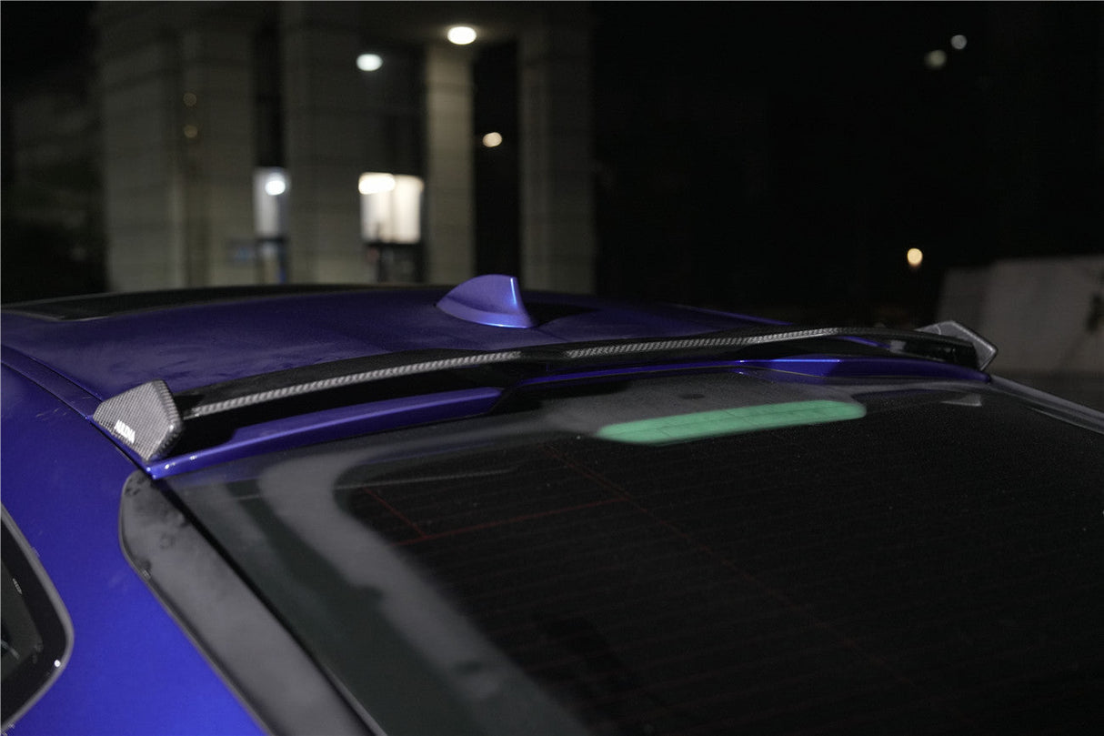 2020-2025 BMW F96 X6M   G06 X6 AD Style Dry Carbon Fiber Roof spoiler