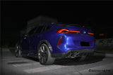 2020-2025 BMW X6M F96 G06 X6 AD Style Dry Carbon Fiber Rear Bumper Vent Trims