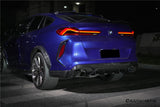 2020-2025 BMW X6M F96 AD Style Dry Carbon Fiber Rear Diffuser Lip