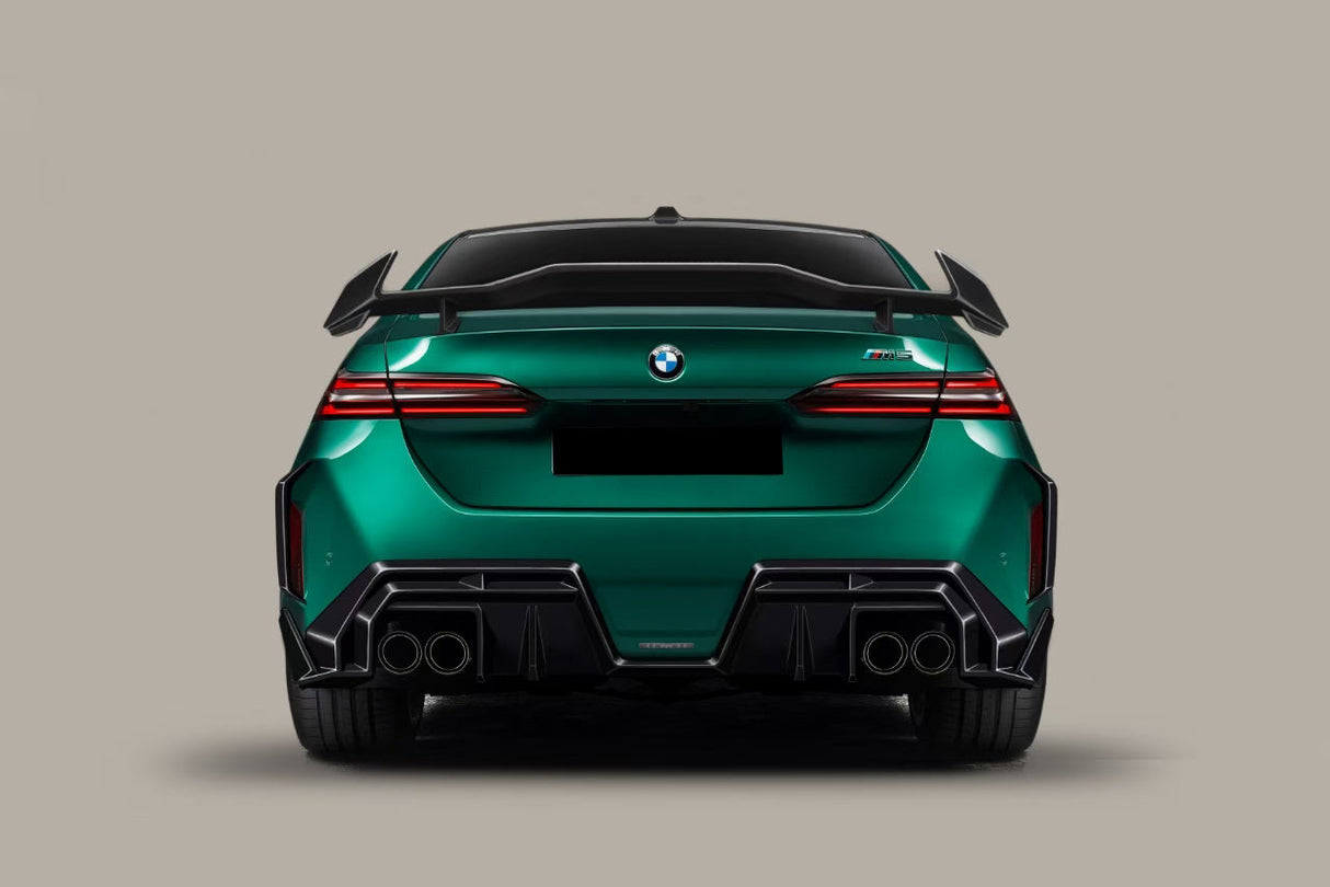 2024-UP BMW G90 M5 AD Style Autoclave Carbon Fiber Rear Diffuser lip