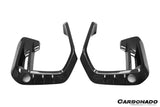 2020-2023 BMW X6M F96 AD Style Dry Carbon Fiber Front Bumper Air Inlet Vent Trims