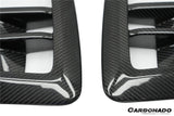 2024-2025 BMW X6M F96 AD Style Dry Carbon Fiber Front Bumper Air Inlet Vent Trims