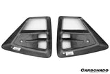 2024-2025 BMW X6M F96 AD Style Dry Carbon Fiber Front Bumper Air Inlet Vent Trims