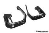 2020-2023 BMW X6M F96 AD Style Dry Carbon Fiber Front Bumper Air Inlet Vent Trims