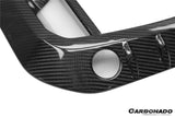 2020-2023 BMW X6M F96 AD Style Dry Carbon Fiber Front Bumper Air Inlet Vent Trims