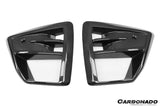 2024-2025 BMW X6M F96 AD Style Dry Carbon Fiber Front Bumper Air Inlet Vent Trims