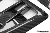 2024-2025 BMW X6M F96 AD Style Dry Carbon Fiber Front Bumper Air Inlet Vent Trims