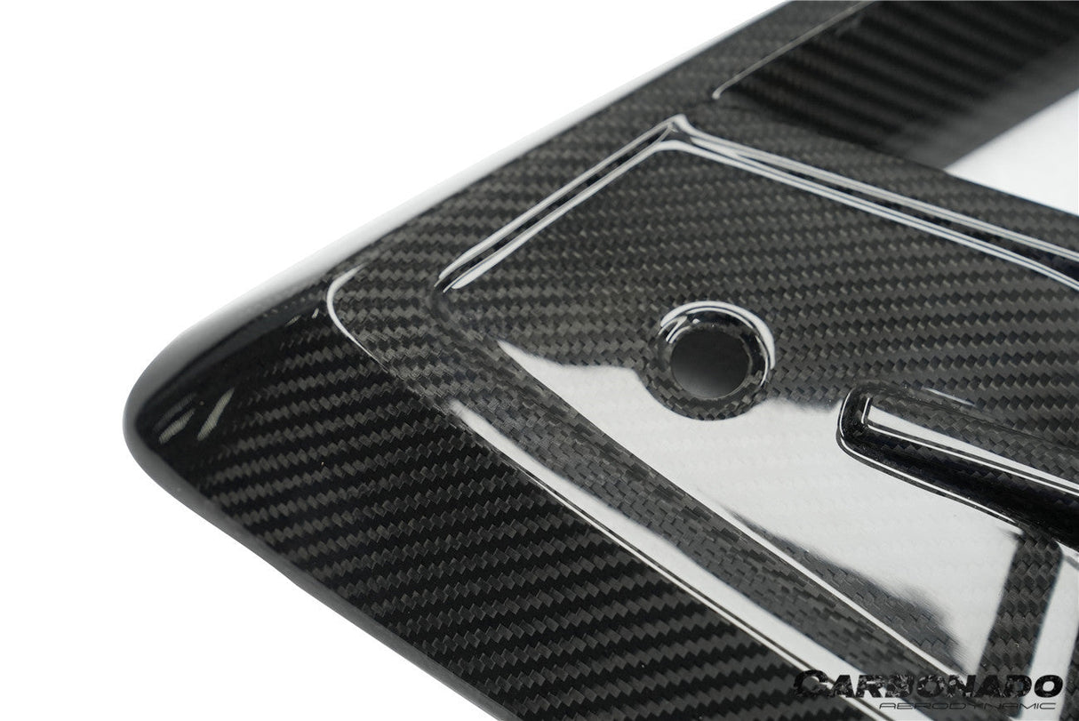 2024-2025 BMW X6M F96 AD Style Dry Carbon Fiber Front Bumper Air Inlet Vent Trims